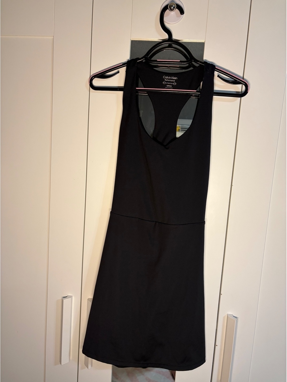 Calvin Klein Performance Black Stretch Racerback Dress S